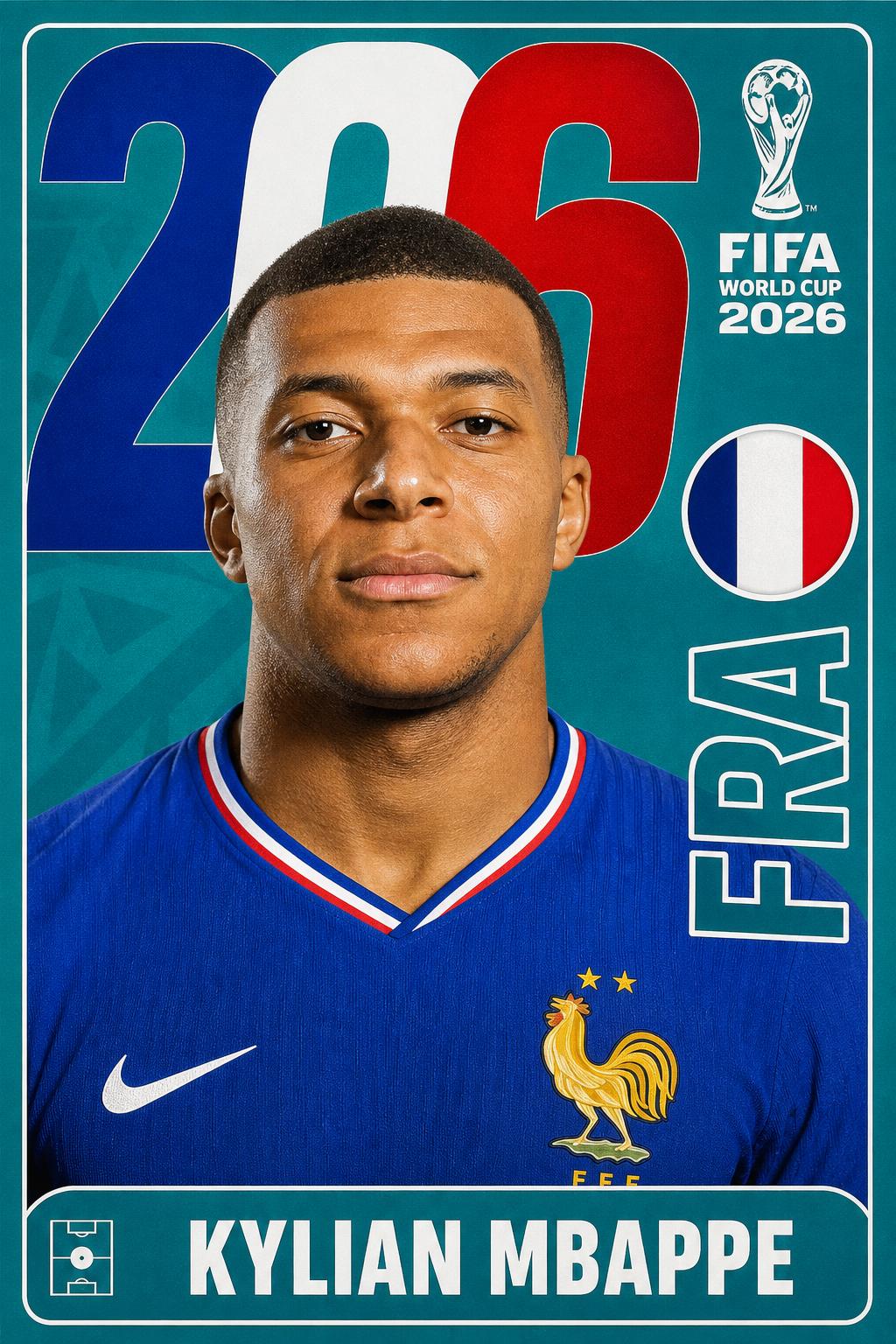 Figurinha Mbappé — França