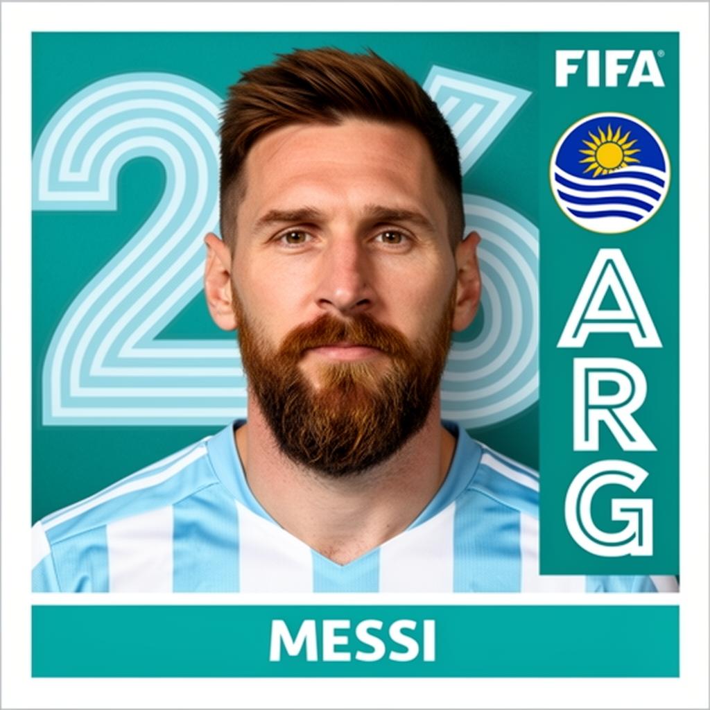 Figurinha Messi — Argentina