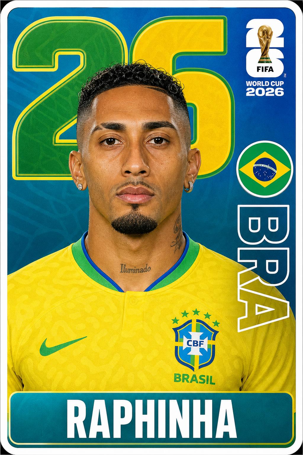 Figurinha Raphinha — Brasil
